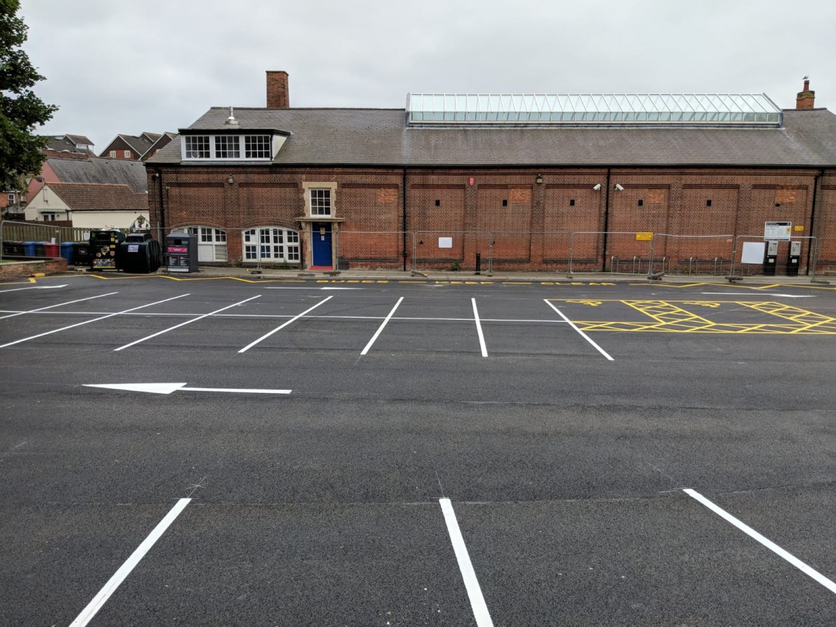 Fore Street Car park Ipswich GB Roadart